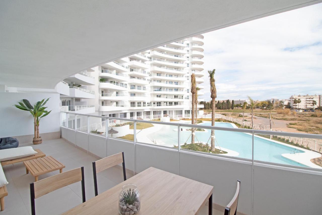 Global Properties, Apartamento Con Terraza Y Vistas A La Piscina En Gran Canet 카넷드버렝구어 외부 사진